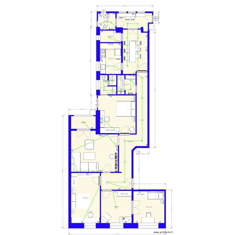 plan sao felix 5 elec. Plan de 0 pièce et 0 m2