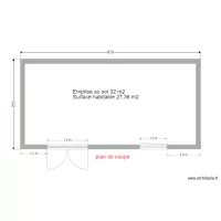 plan de coupe garage la teste