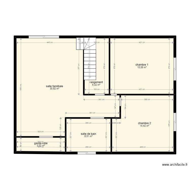 sous-sol. Plan de 0 pièce et 0 m2