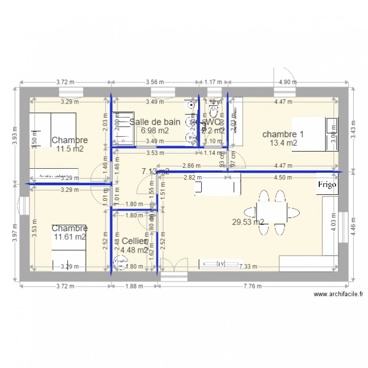 Plan. Plan de 0 pièce et 0 m2