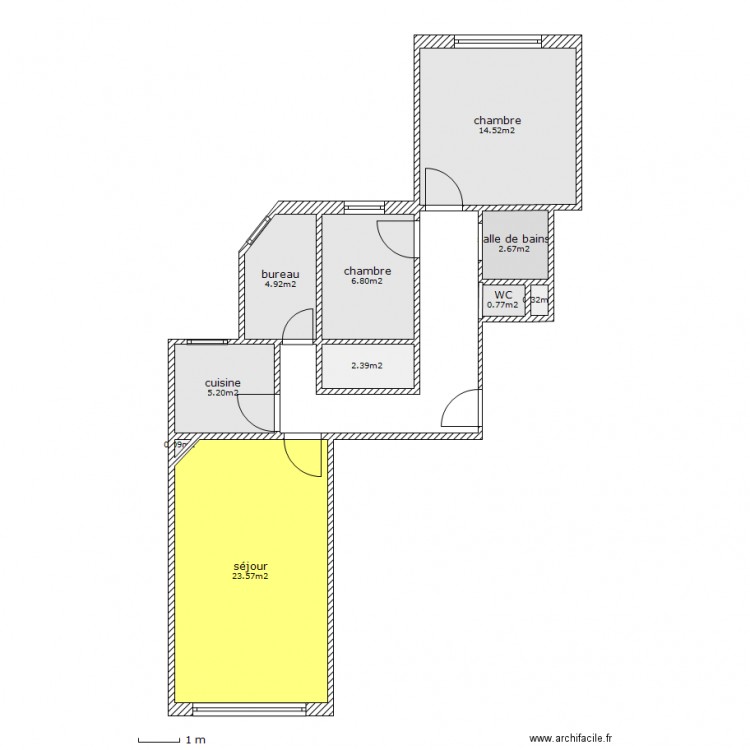 malibran.2et. Plan de 0 pièce et 0 m2