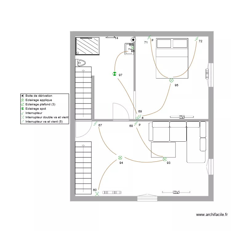 channel log 1Etage1 ecl. Plan de 