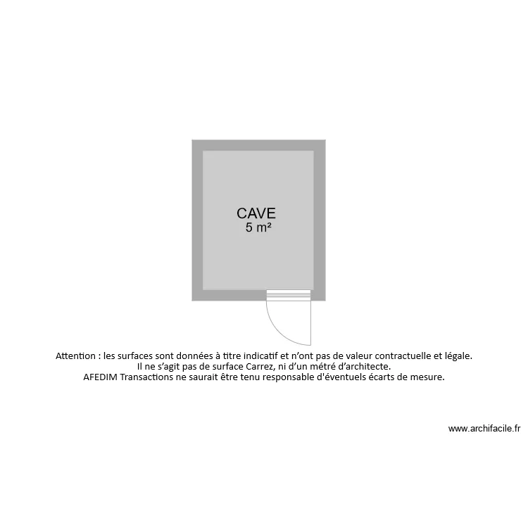 BI 7590 CAVE. Plan de 