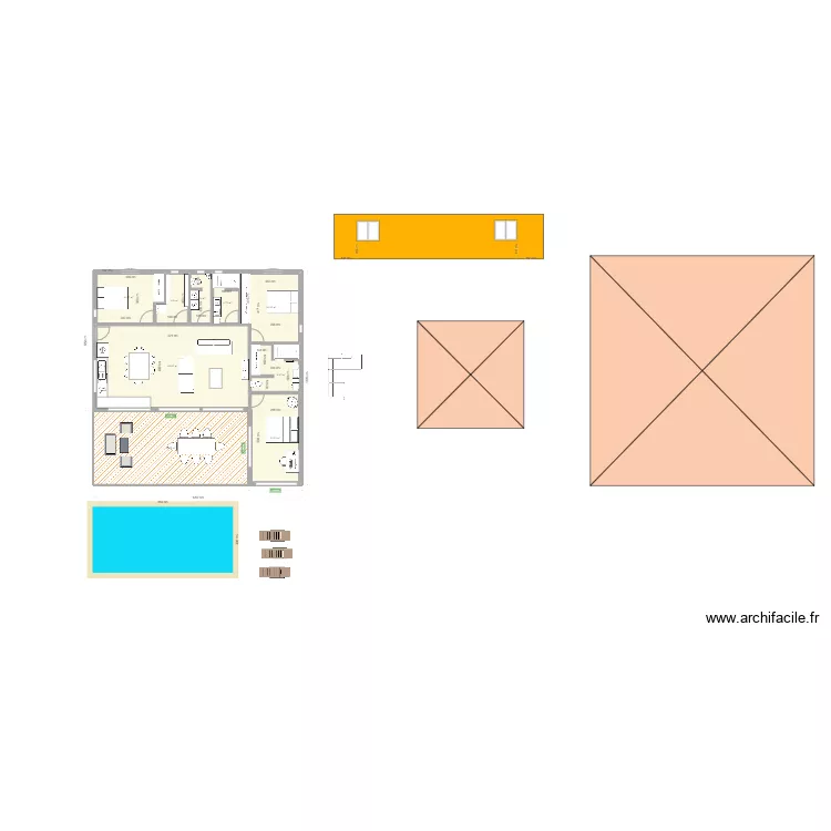 MAISON TOTO JUJU WC. Plan de 