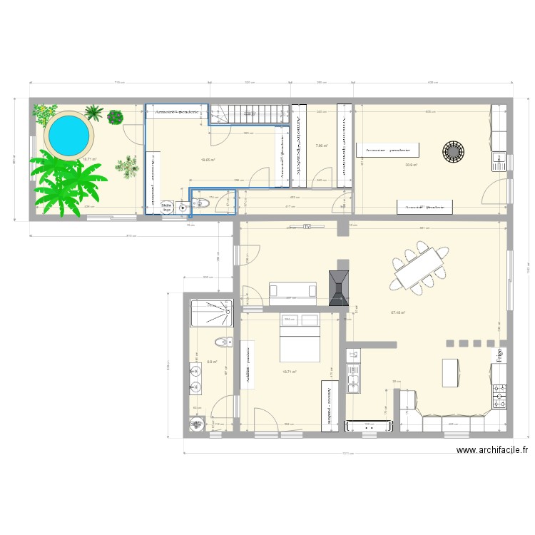 titre. Plan de 0 pièce et 0 m2