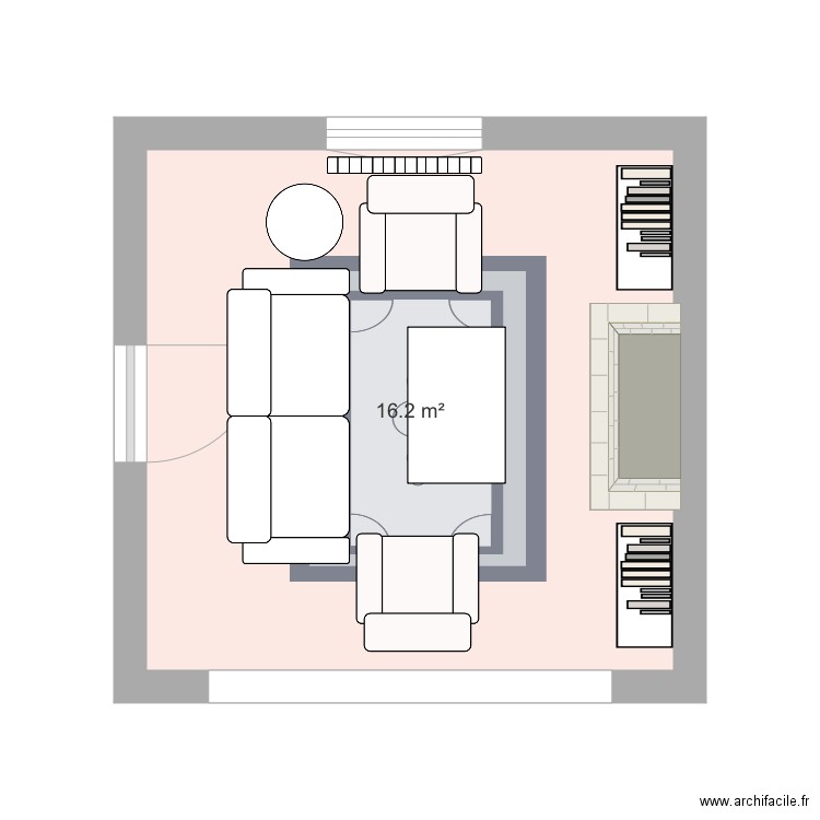 Salon. Plan de 0 pièce et 0 m2