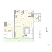 Appartement Bxl apr&egrave;s les travaux et am&eacute;nag&eacute;