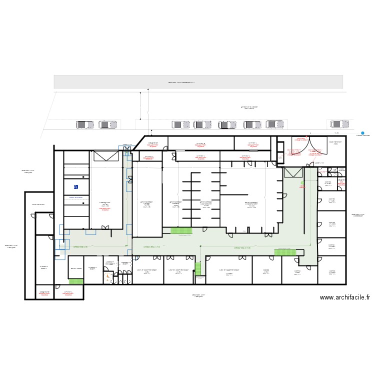 Greta accés pompiers 6. Plan de 0 pièce et 0 m2