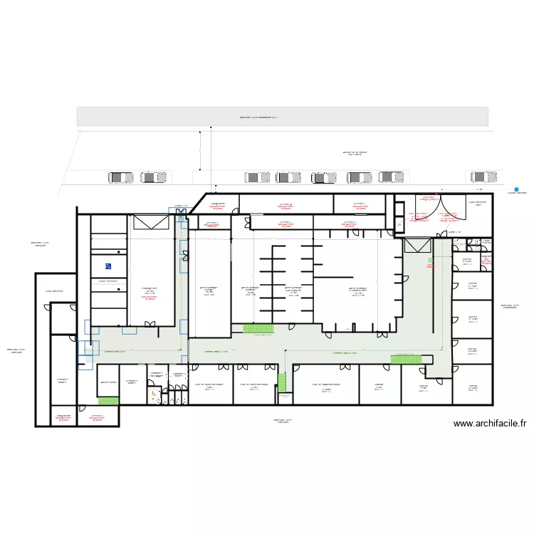 Greta acc&eacute;s pompiers 6. Plan de 