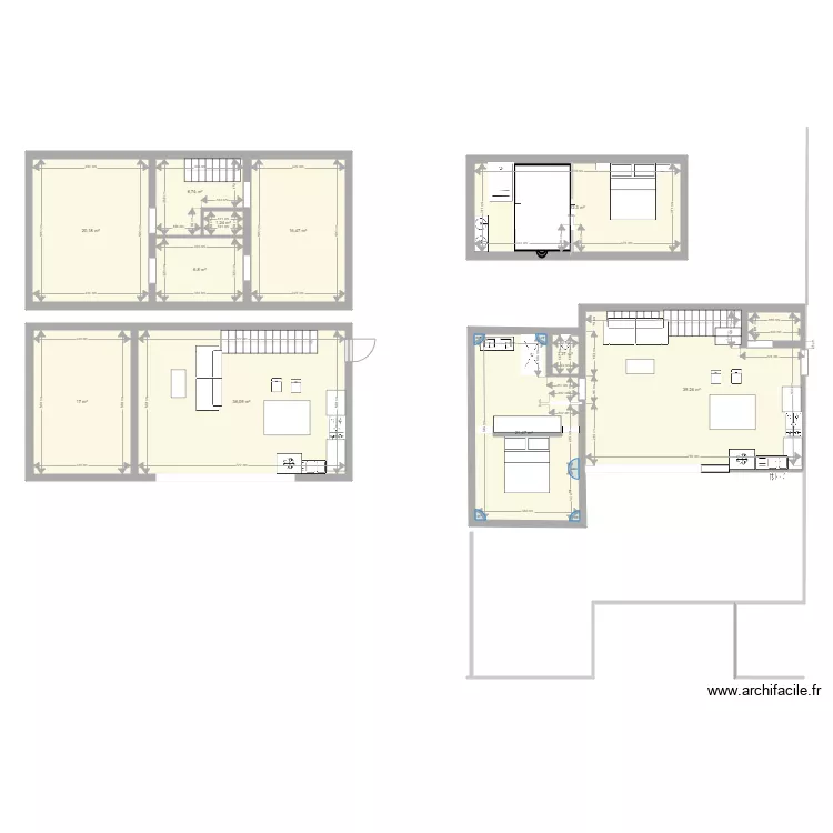 Toucan v2 Rectangle. Plan de 