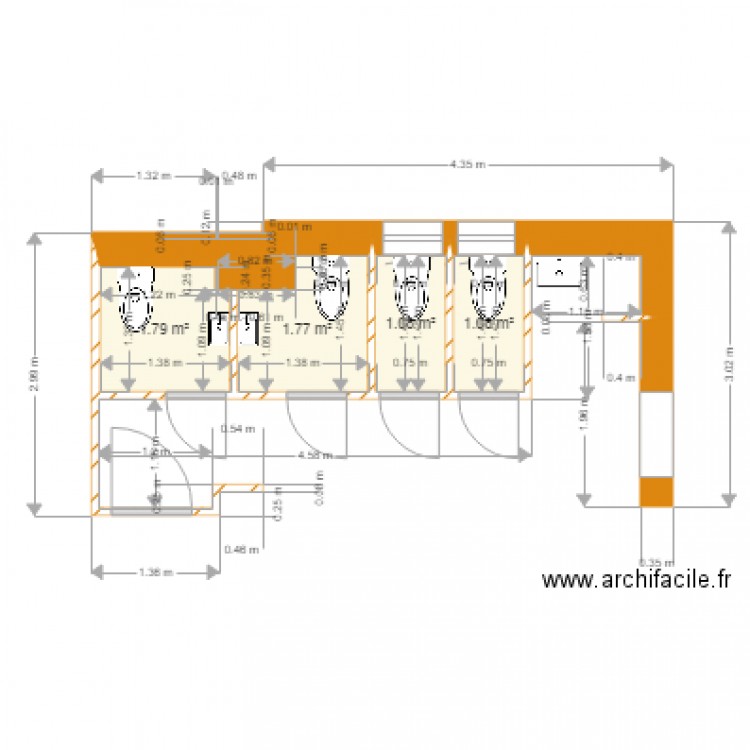 LA TRAVERSE. Plan de 0 pièce et 0 m2