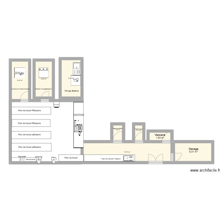Laboratoire La Florentine. Plan de 0 pièce et 0 m2
