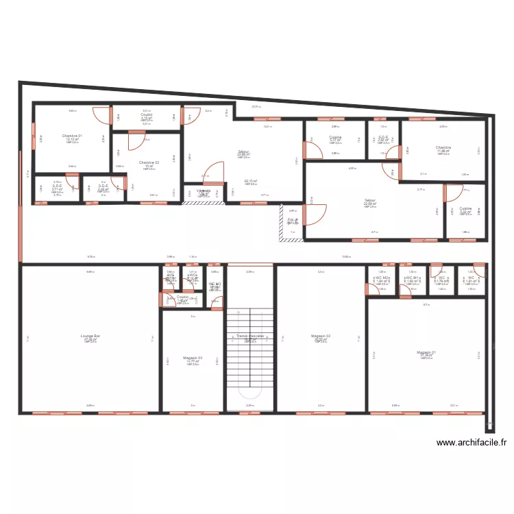 Ardin 2 RDC. Plan de 