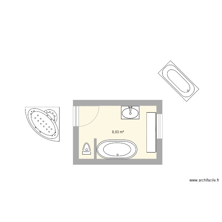 SDB 2024/2. Plan de 0 pièce et 0 m2