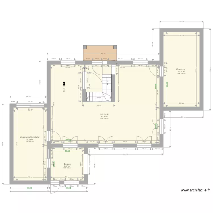 FAYARD Plan initial Actuel. Plan de 