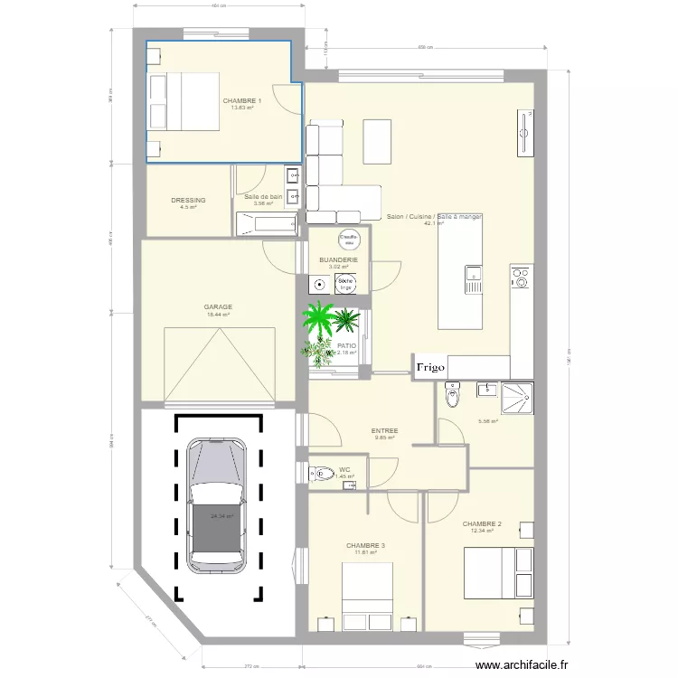 projet v3 AMENAGEMENT. Plan de 