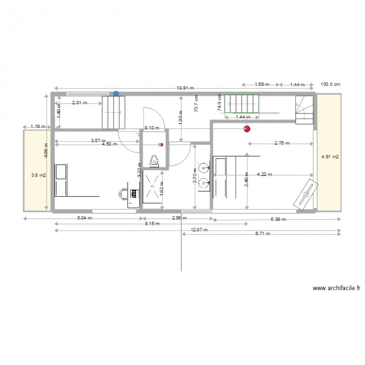 s50 etage III. Plan de 0 pièce et 0 m2