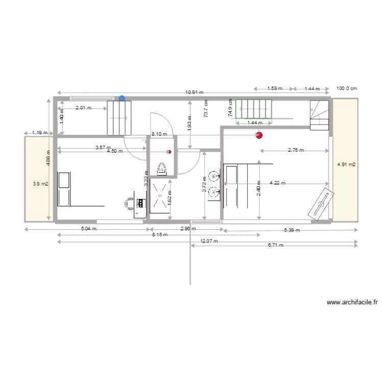 s50 etage III. Plan de 