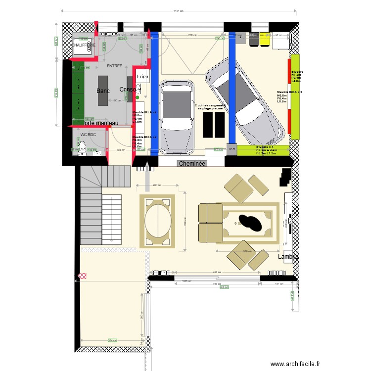 NEW RDC . Plan de 0 pièce et 0 m2