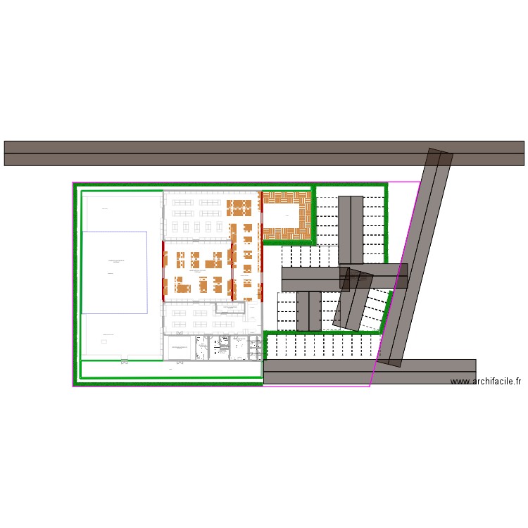 jardinerie 4. Plan de 16 pièces et 2089 m2