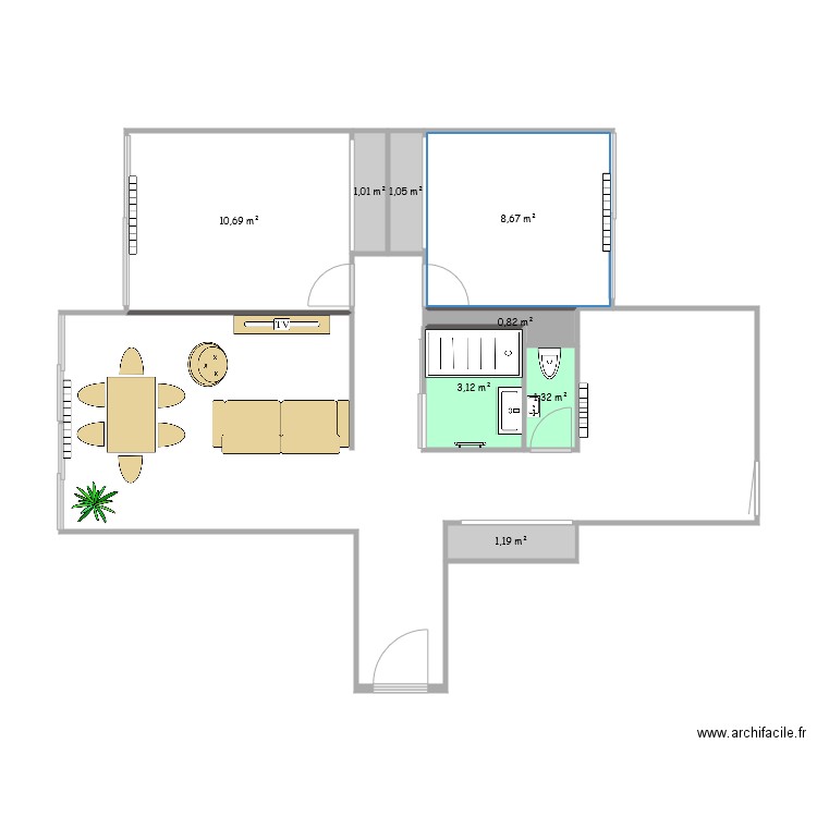 ALEX C. Plan de 0 pièce et 0 m2