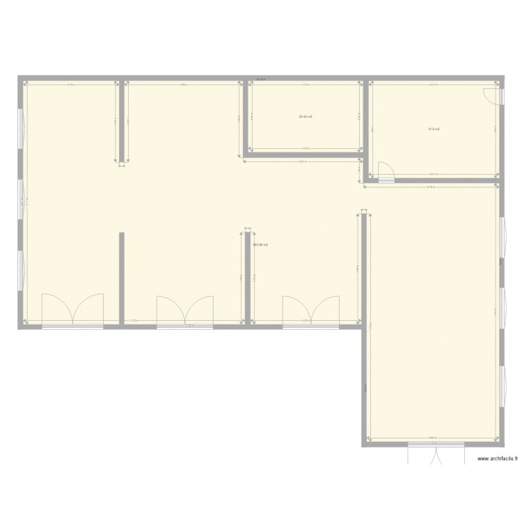 plan rdc revu et corrigé. Plan de 0 pièce et 0 m2