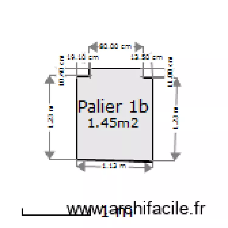Palier 1b. Plan de Palier 1b. Plan de