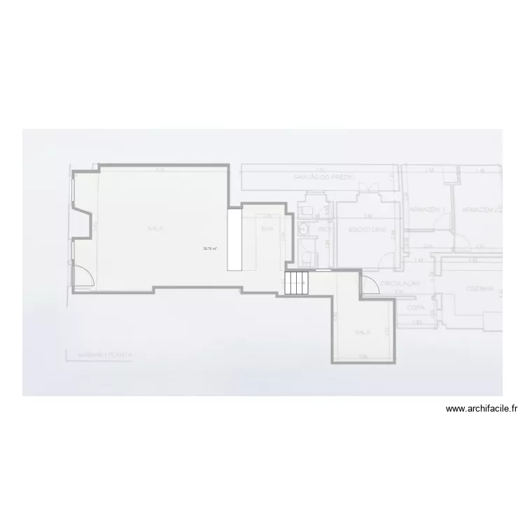 Taqueria Avenidas Novas 1. Plan de 