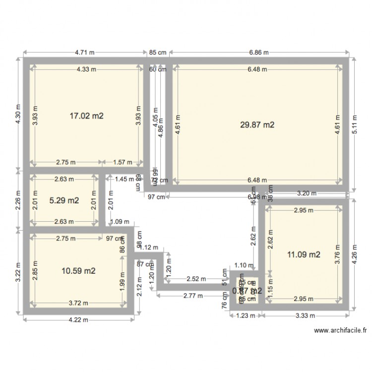decurnex1. Plan de 0 pièce et 0 m2