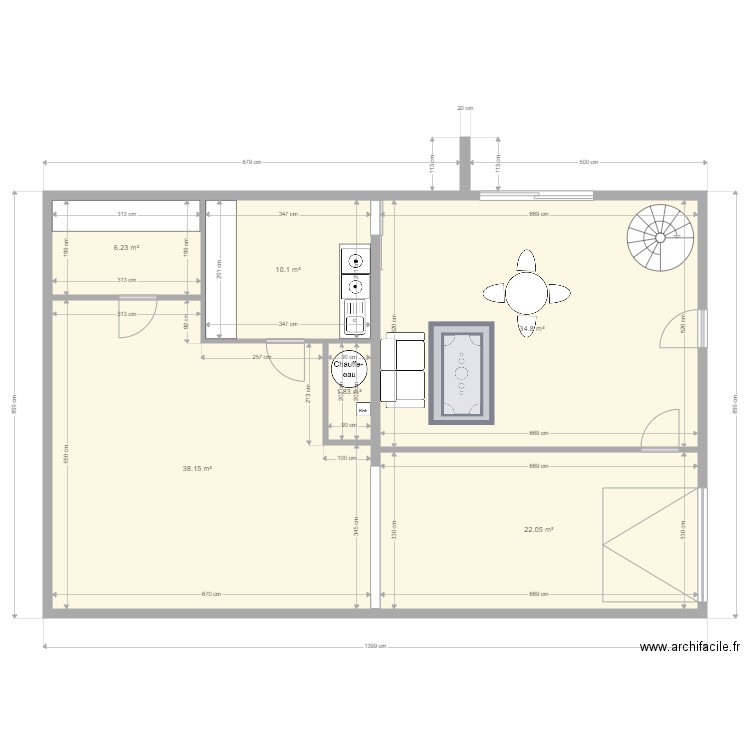 maison. Plan de 0 pièce et 0 m2