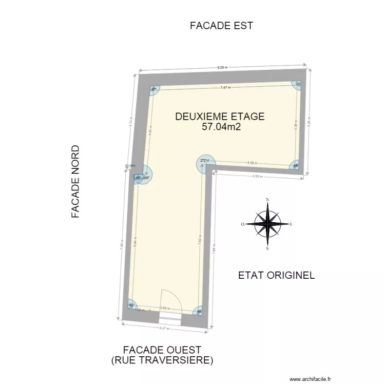 permis de construire. Plan de 
