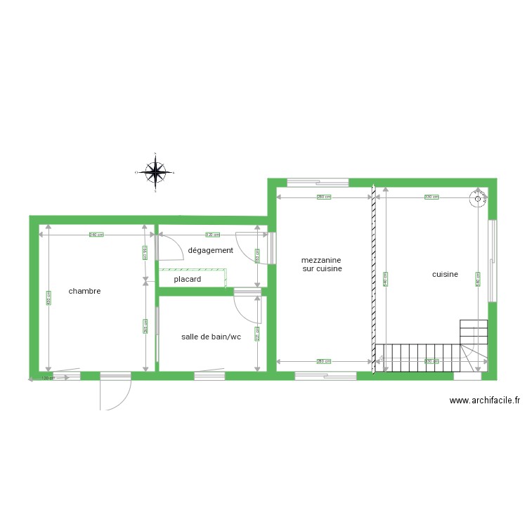 MAISON MEIILAC cotation 3. Plan de 5 pièces et 60 m2