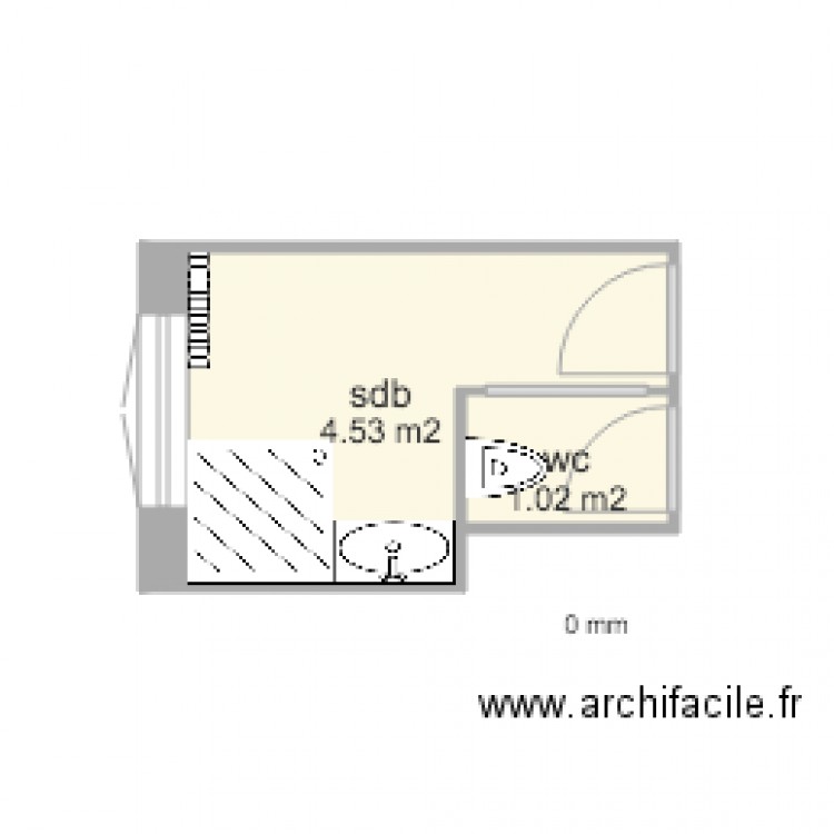 plan Guibert sdbprojet. Plan de 0 pièce et 0 m2