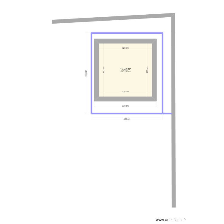 Abri jardin. Plan de 0 pièce et 0 m2