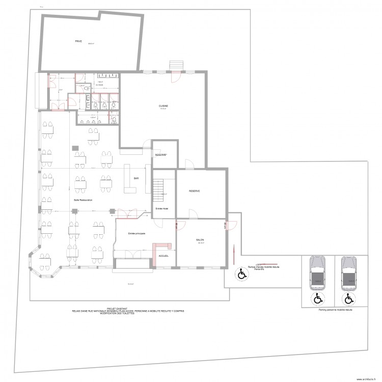 relais diane C. Plan de 0 pièce et 0 m2