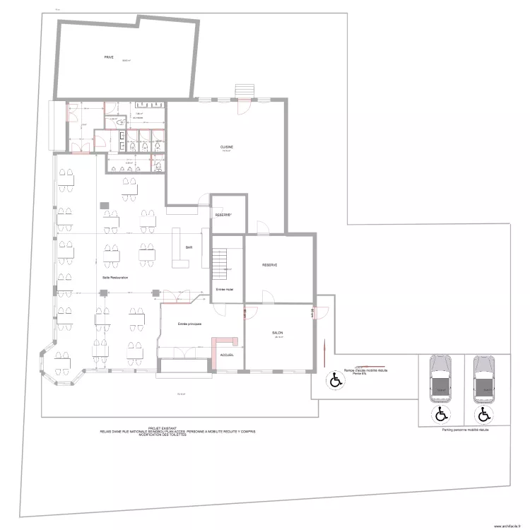 relais diane C. Plan de 