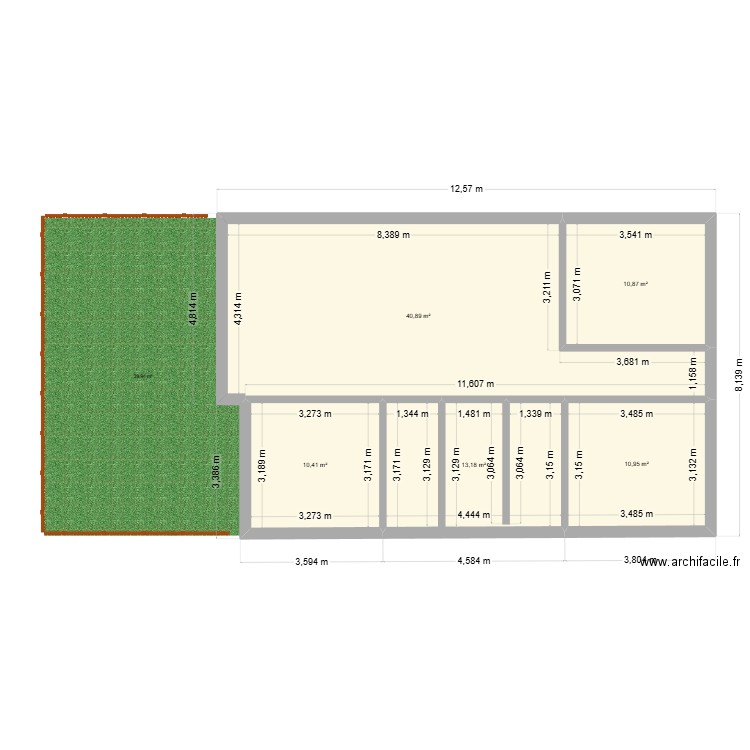 bajo techo con altillo. Plan de 0 pièce et 0 m2