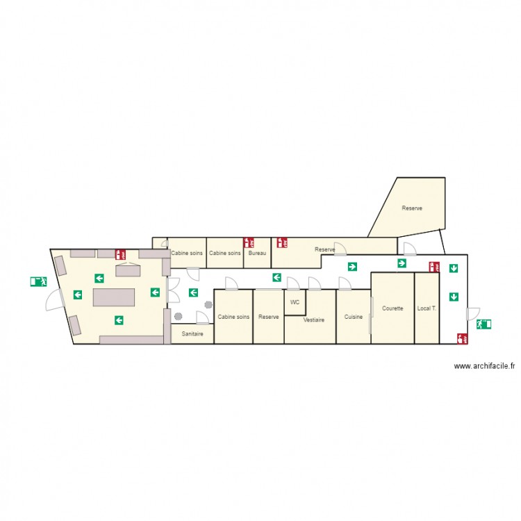Yves Rocher Castres. Plan de 0 pièce et 0 m2