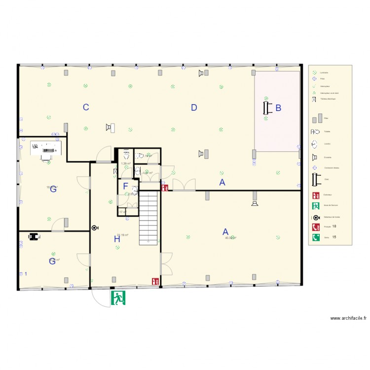 CCU disjoncteur. Plan de 0 pièce et 0 m2