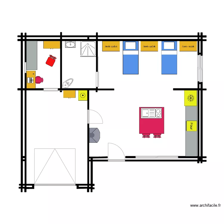 Cl&eacute;o. Plan de 