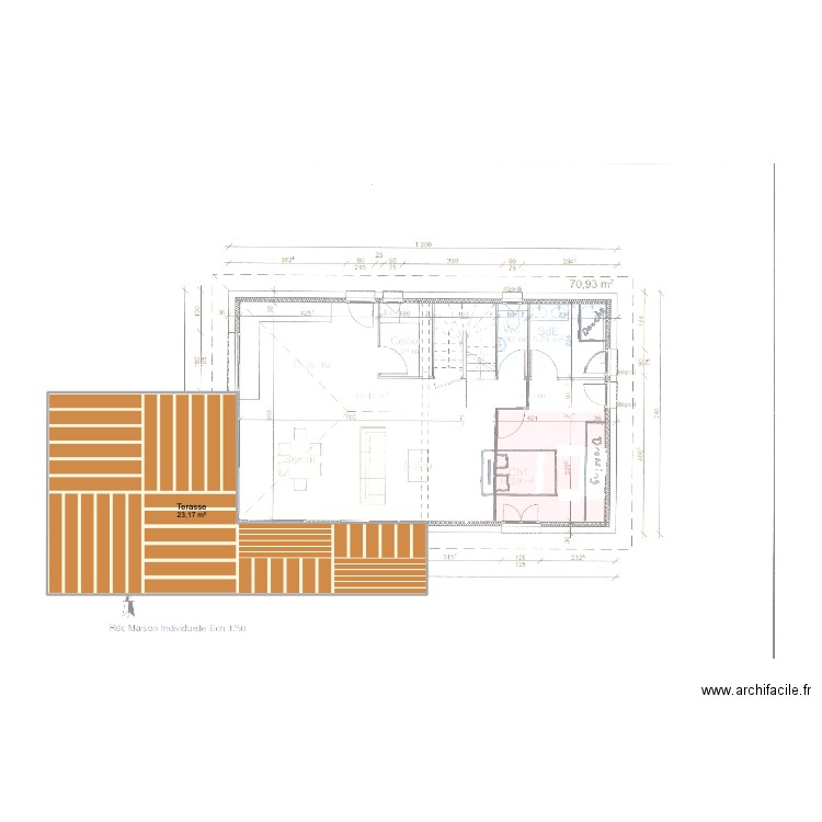 Terrasse. Plan de 0 pièce et 0 m2