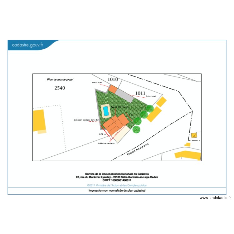 plan de masse schema texte et projet. Plan de 0 pièce et 0 m2