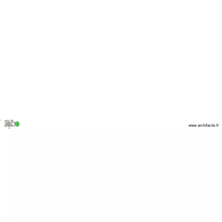 Garage. Plan de 6 pièces et 69 m²