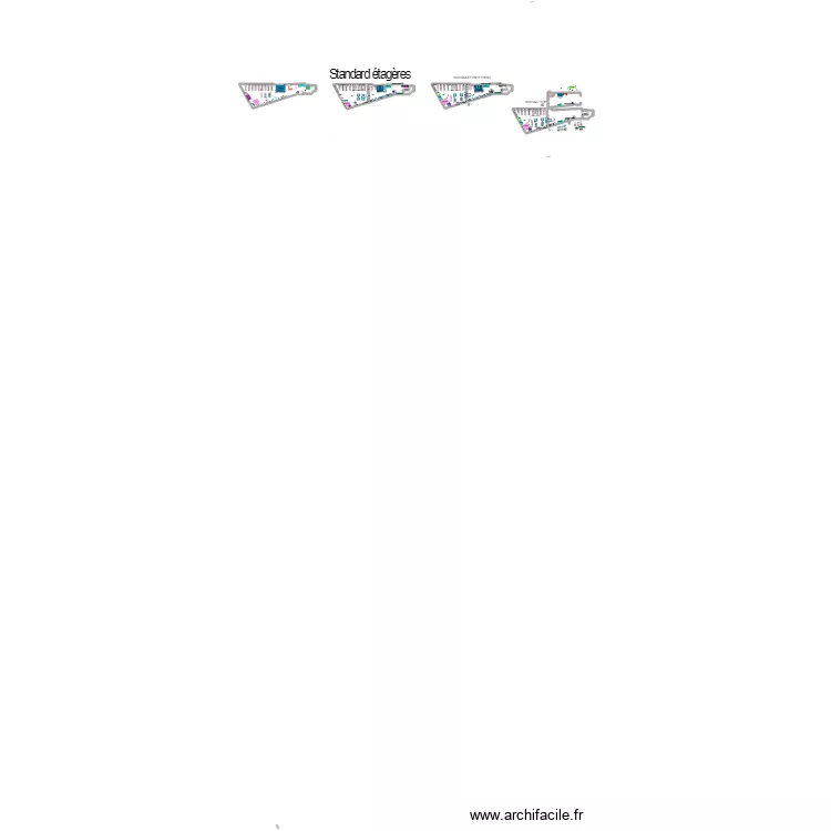 Sedaine V1e. Plan de 