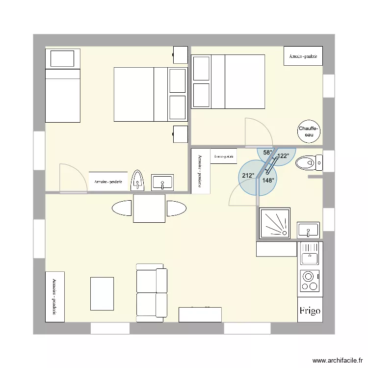 Chalet Plan 2. Plan de 