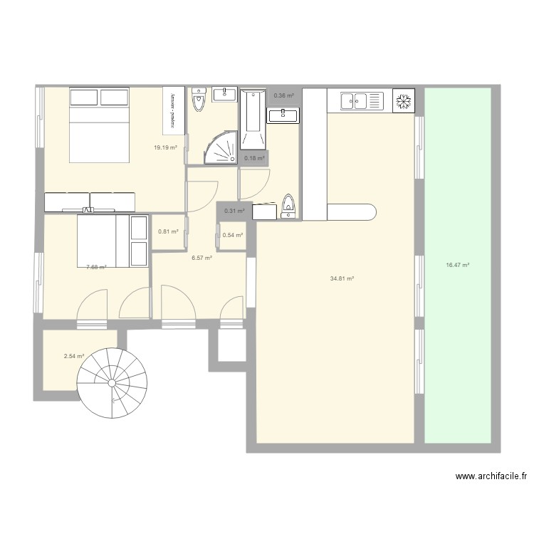 victor 2. Plan de 0 pièce et 0 m2