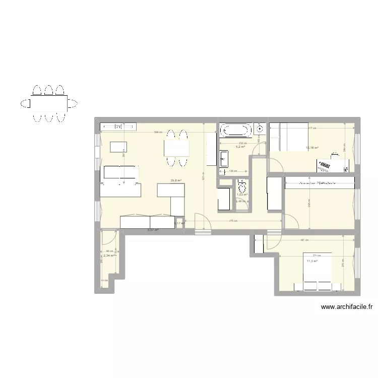 La cal&egrave;che. Plan de 