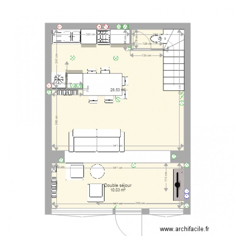 Arnaud Projet sans poteau. Plan de 0 pièce et 0 m2