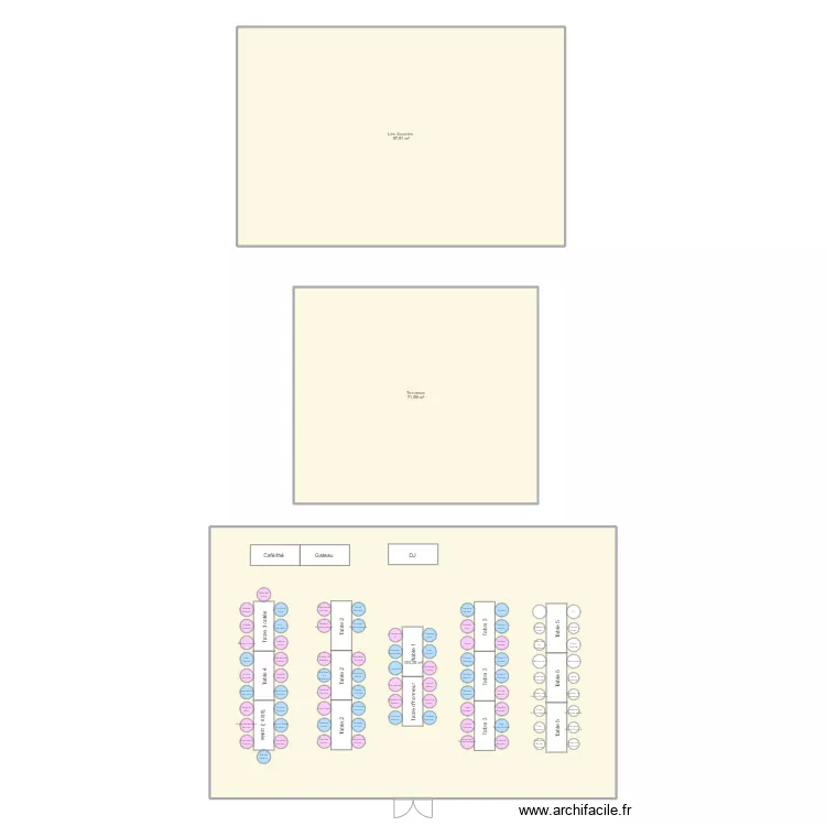 plan de table . Plan de 