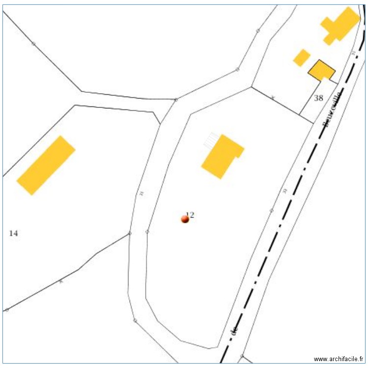 plan masse apres travaux. Plan de 0 pièce et 0 m2